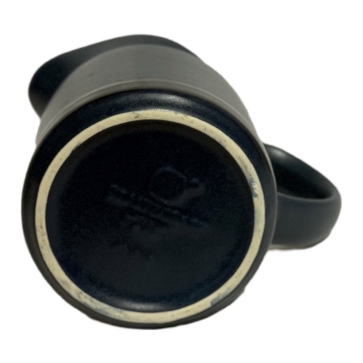 Pfaltzgraff Morning Light Creamer | Cobalt Blue Matte Southwest Triangle