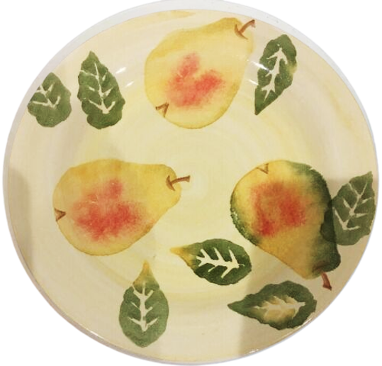 Culinary Arts Studio Set of 4 Salad Plates Hand Painted Collection Oven