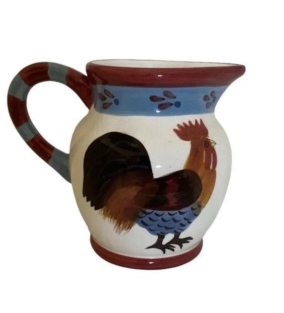 Seymour Mann Rooster Creamer Milk Pitcher Carnaby Collection