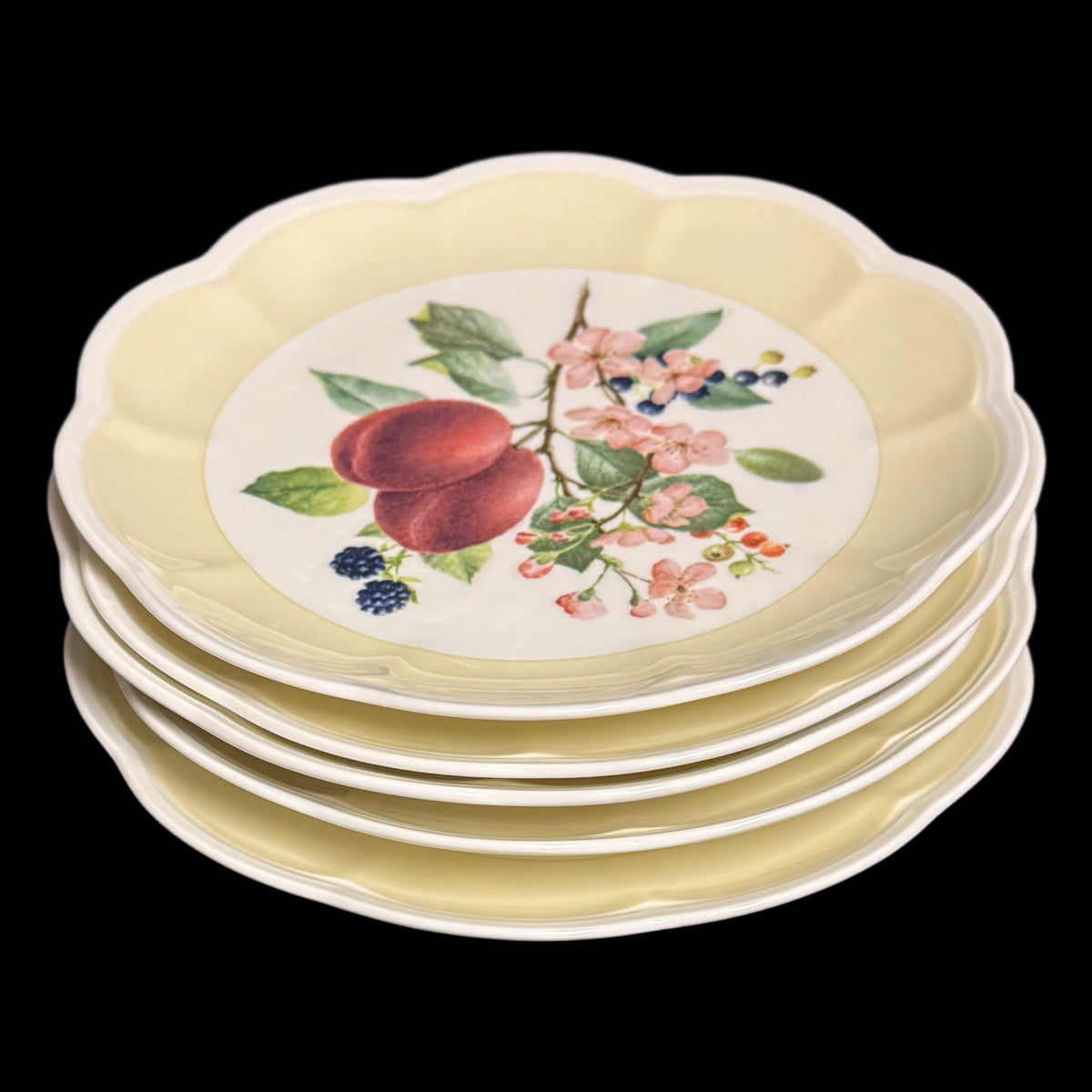 Lenox Orchard In Bloom Plum Blossom 9” Luncheon Plates Set of 5 – McClung