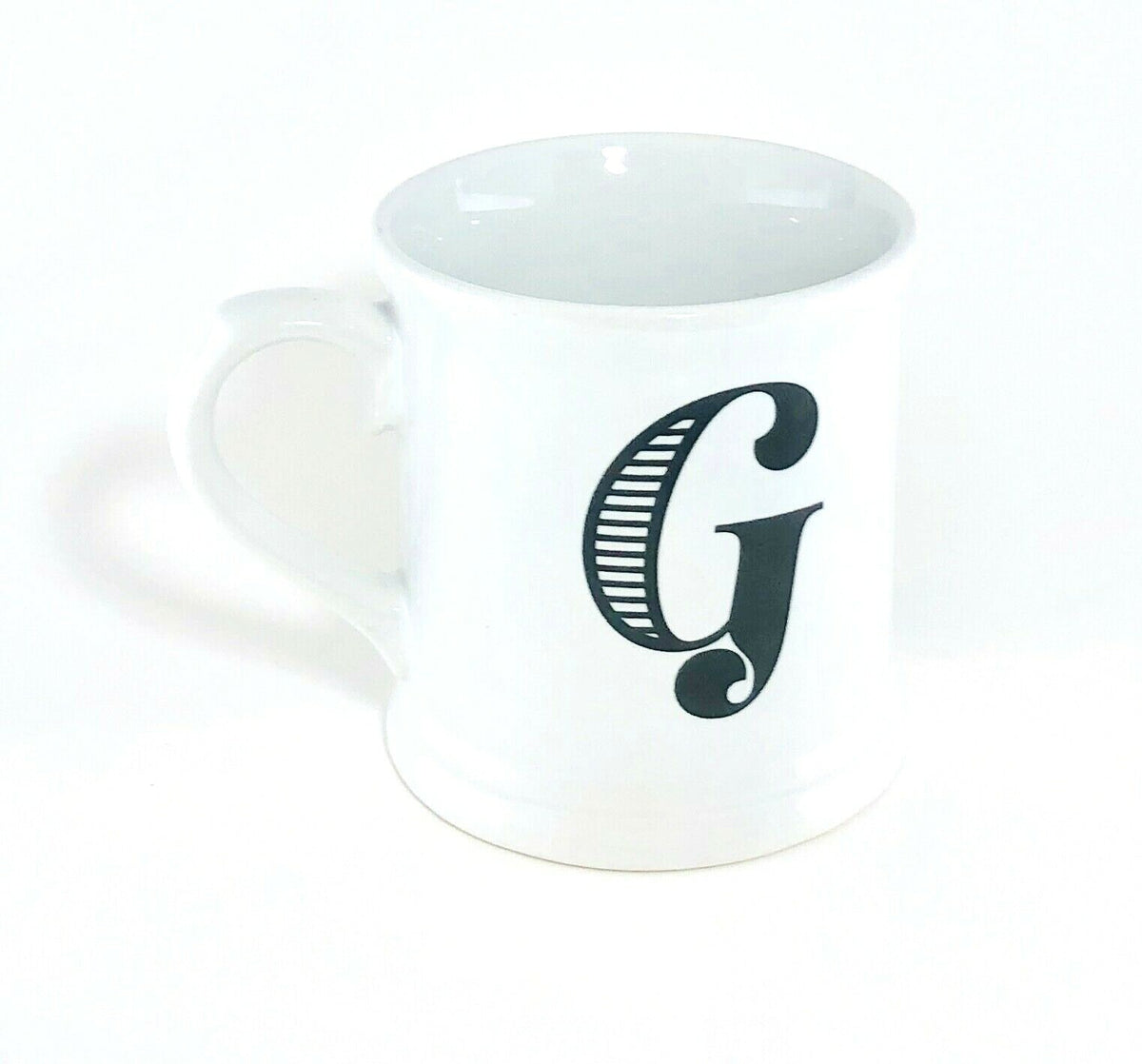 Holiday Home Monogram Ceramic Coffee Mug Personalized Name Letter Initial Cup 