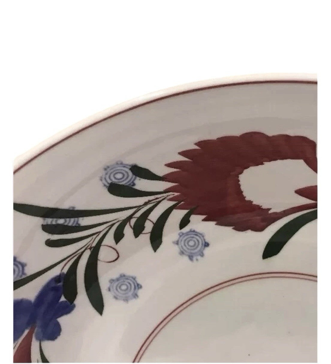 Vintage Ideal Ironstone China IDE Bros Japan Floral Serving Bowl 14 5/8”D