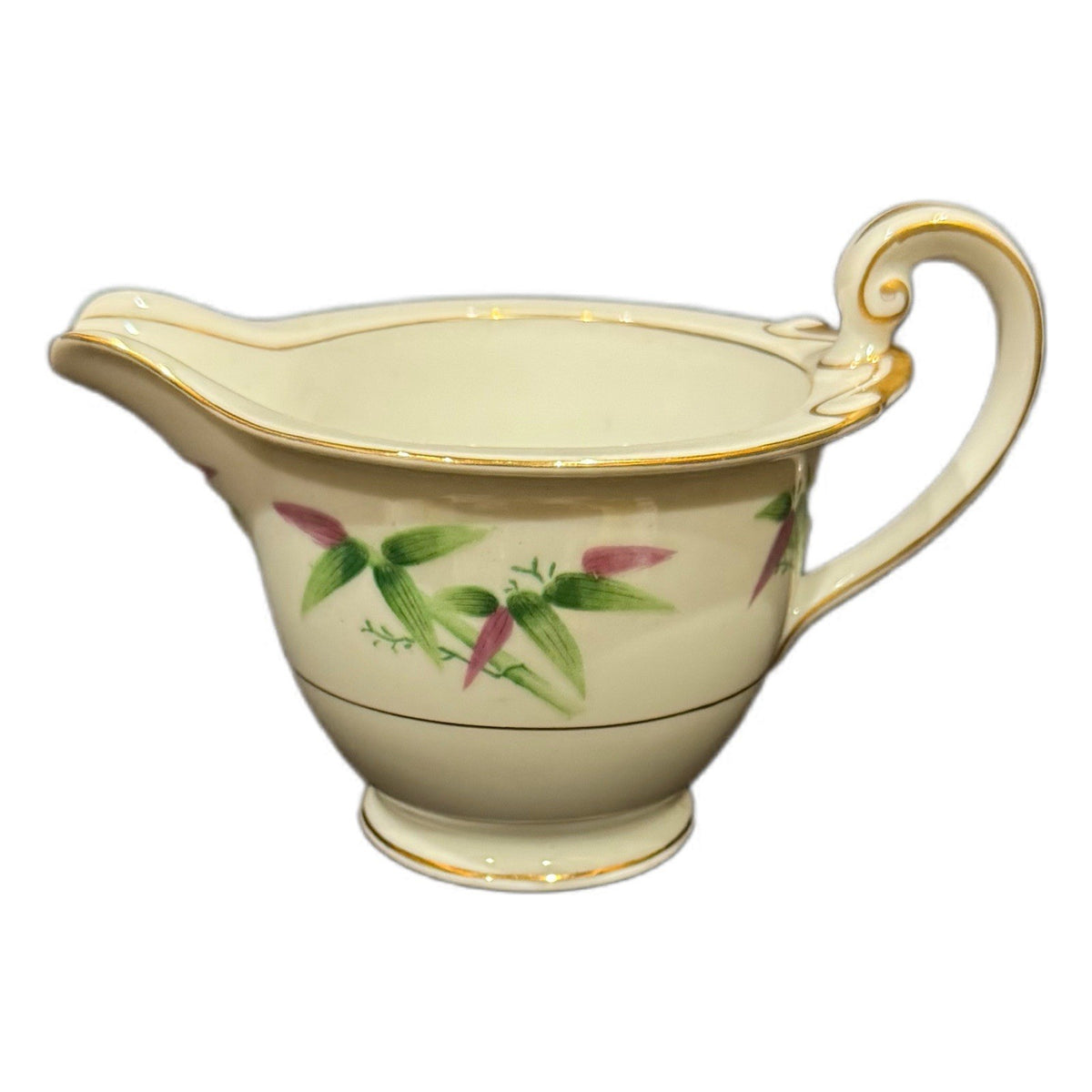 Vintage Harmony House Mandarin Sugar Bowl w/ Lid & Creamer Set Japan