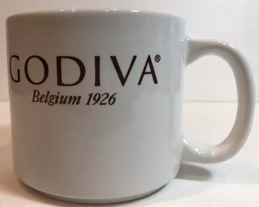 California Pantry Godiva Chocolate 2016 White Coffee Mug Belgium 1926 Tea Cup