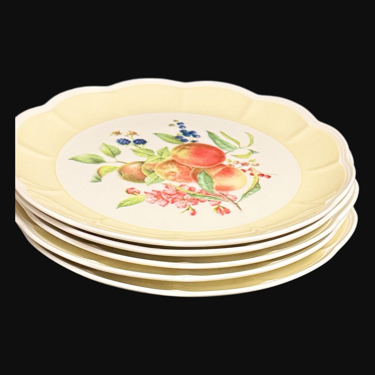 Lenox Orchard In Bloom Peach Blossom 11” Plates Set of 5 – Catherine McClung