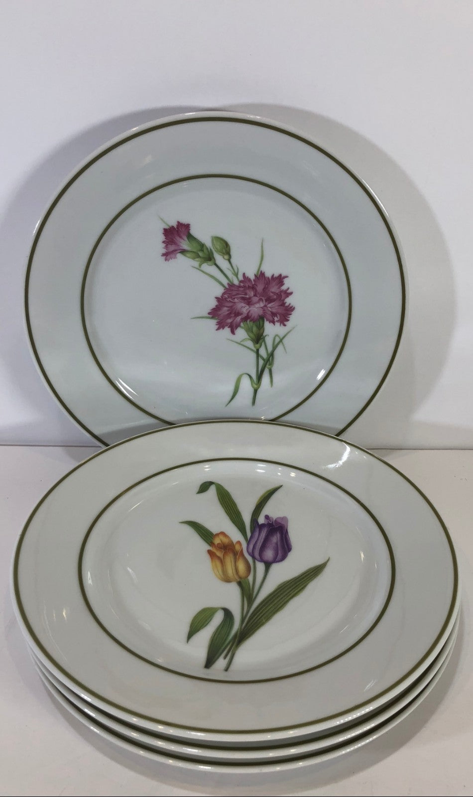 Vintage Bavaria JKW Porcelain Salad Plate Western Germany "Josef Kuba"