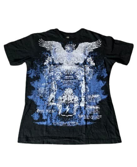 T-Shirt No Boundaries Nobo Men T-Shirt Black Crew Neck MD. Top Cotton