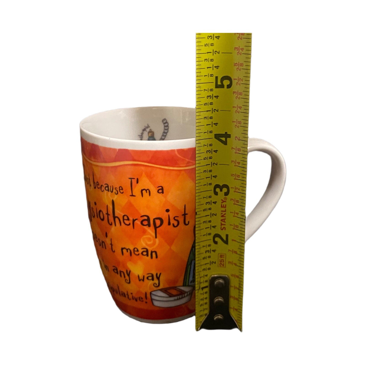 History & Heraldry Mug FIRST CLASS PHYSIOTHERAPIST Fine Porcelain Coffee Tea Cup