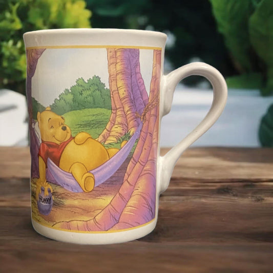 Disney Mug WINNIE THE POOH Pooh's Thotful Spot Houston Harvest Coffee Tea Cup