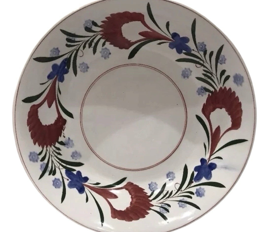 Vintage Ideal Ironstone China IDE Bros Japan Floral Serving Bowl 14 5/8”D