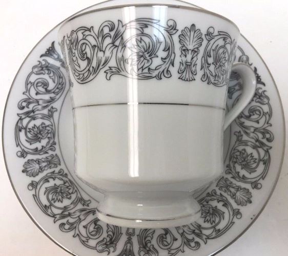 Vintage Celebrity "MATADOR" Fine China # 6070 (Black & White) Japan 