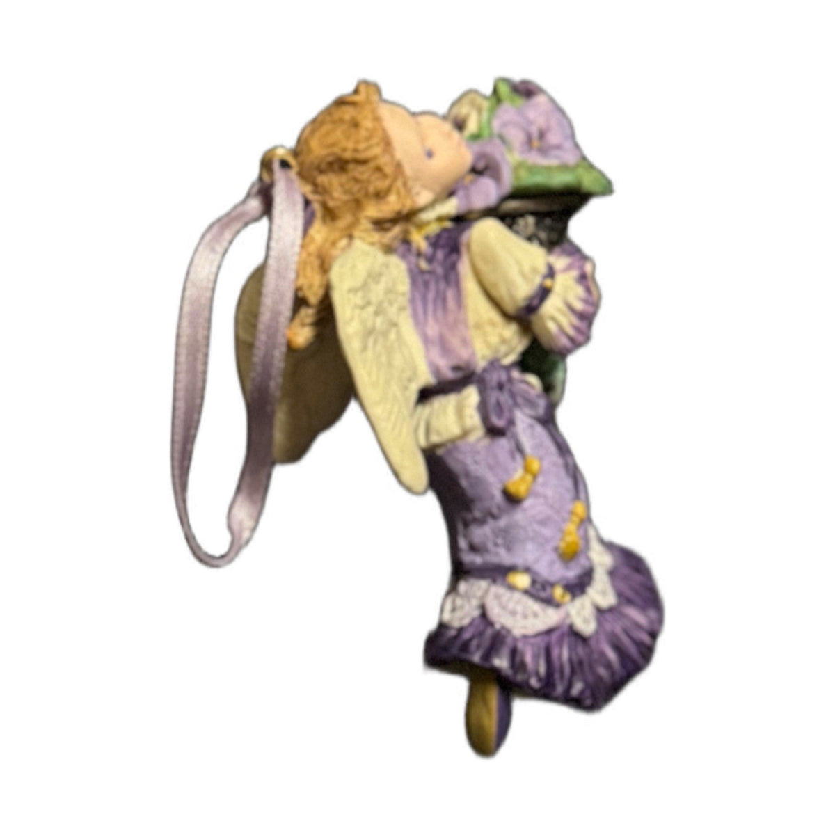 Hallmark Keepsake Pansy Angel Ornament 1996 1st Language of Flowers