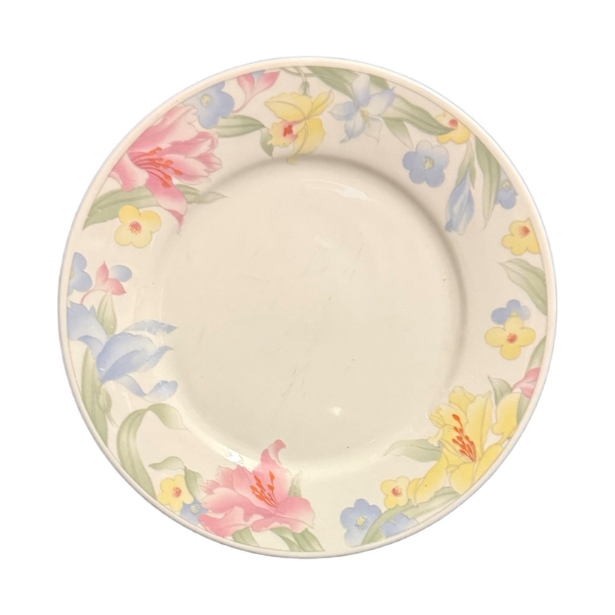 Lynns Fine China Julie  16 Pc Set Service for 4 Floral Plates Bowls Cups Vintage