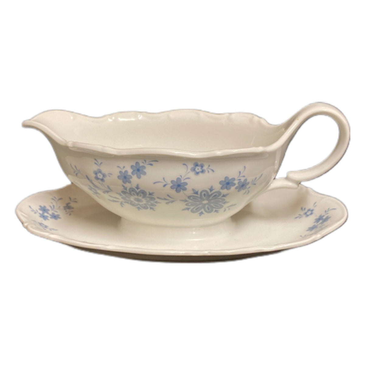 Seltmann CHRISTINA Weiden Gravy Boat Underplate Bavaria W. Germany Porcelain