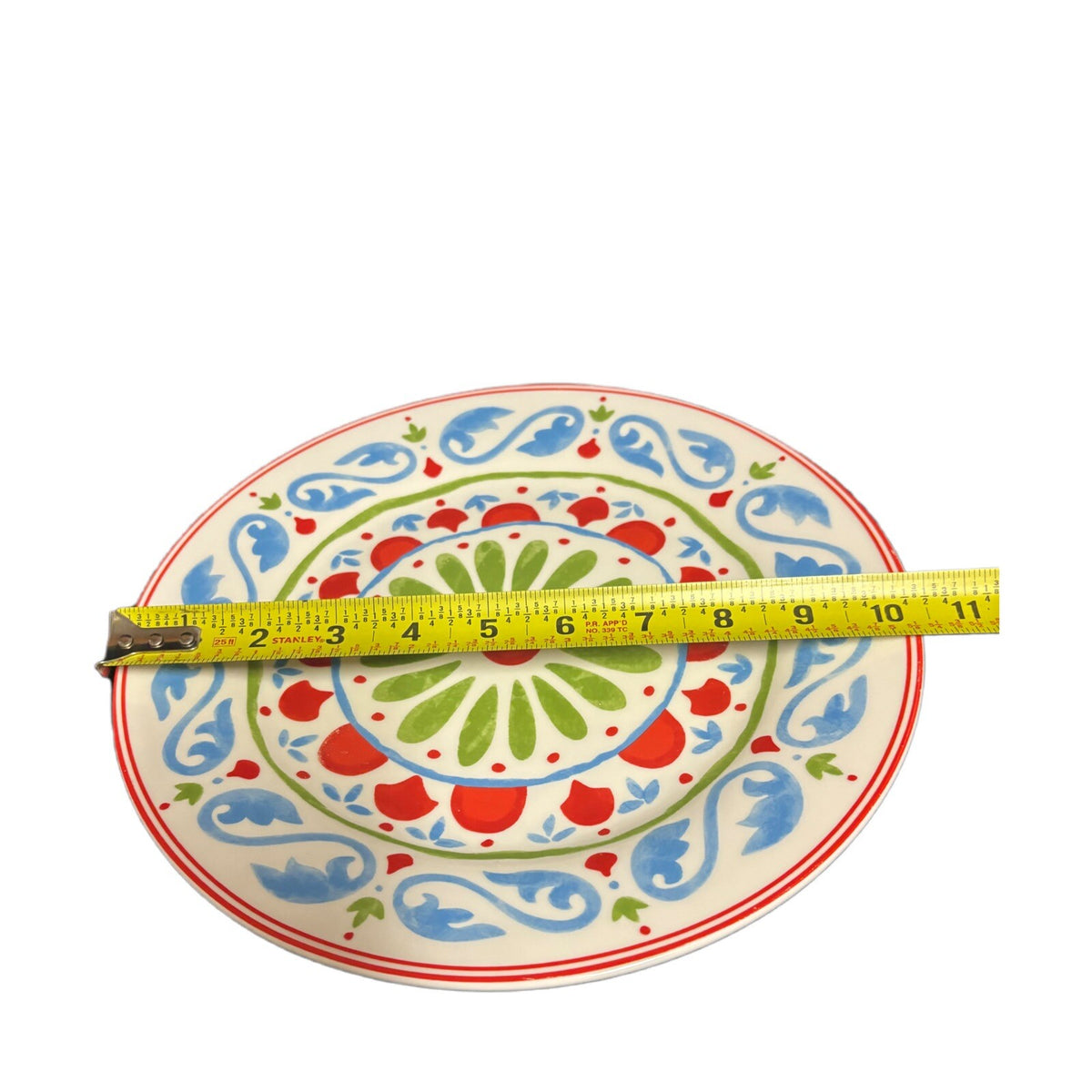 Dover & York 2- Dinner Plates Mediterranean Style Vintage Ceramic Dinnerware