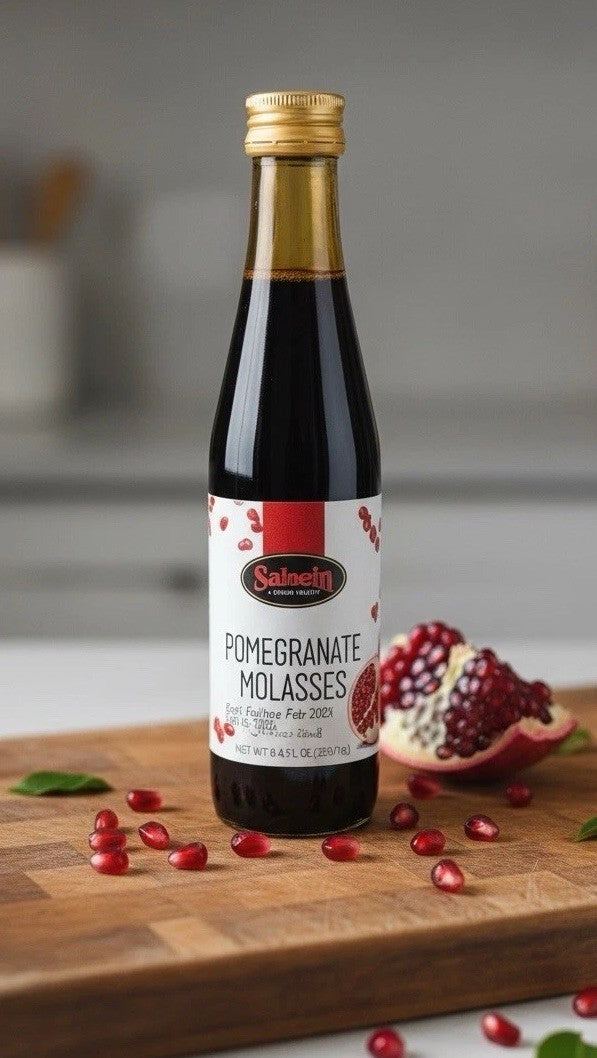 Sahtein Pomegranate Molasses 8.45 fl oz | Sweet & Tangy Syrup Product Of Jordan