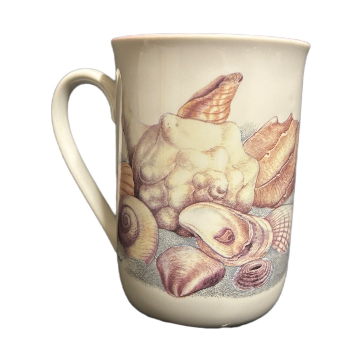 Potpourri Press SEASHELLS Mug Coastal Ocean Ceramic Coffee Tea Cup 1992