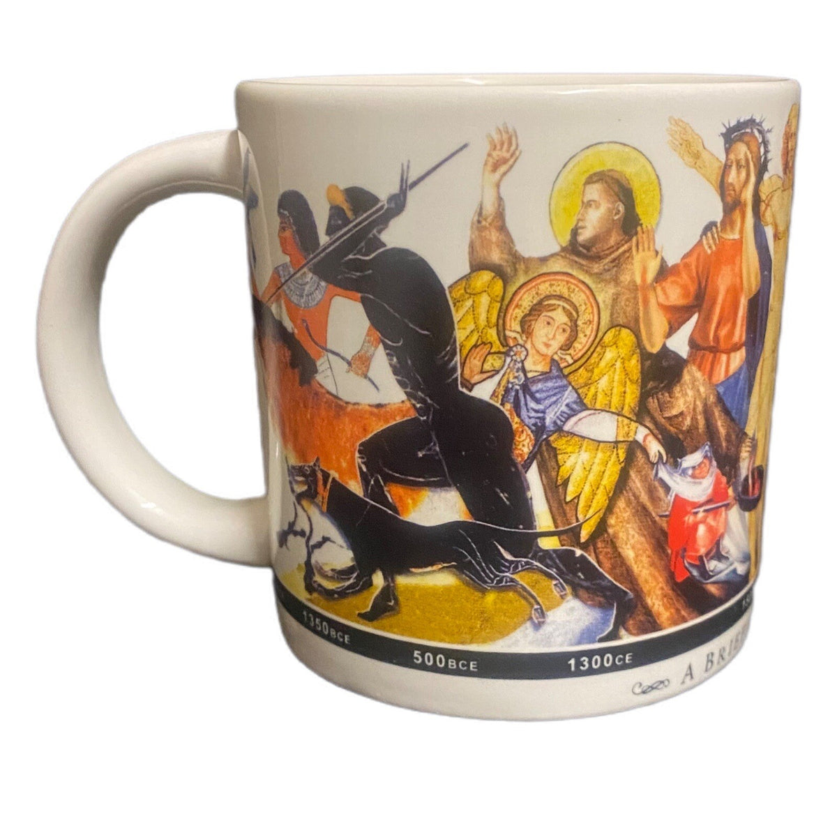 Unemployed Philosophers Mug BRIEF HISTORY OF ART Coffee Tea Cup 16oz Guild 2014