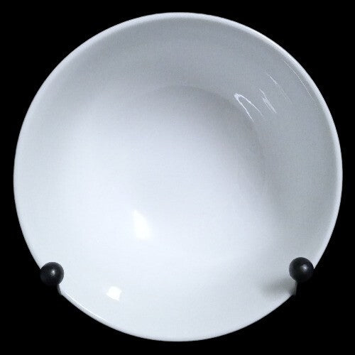 Gibson REGALIA 4-Dessert Bowls 4 3/8" D White Embossed Dots Ceramic Berry Bowl
