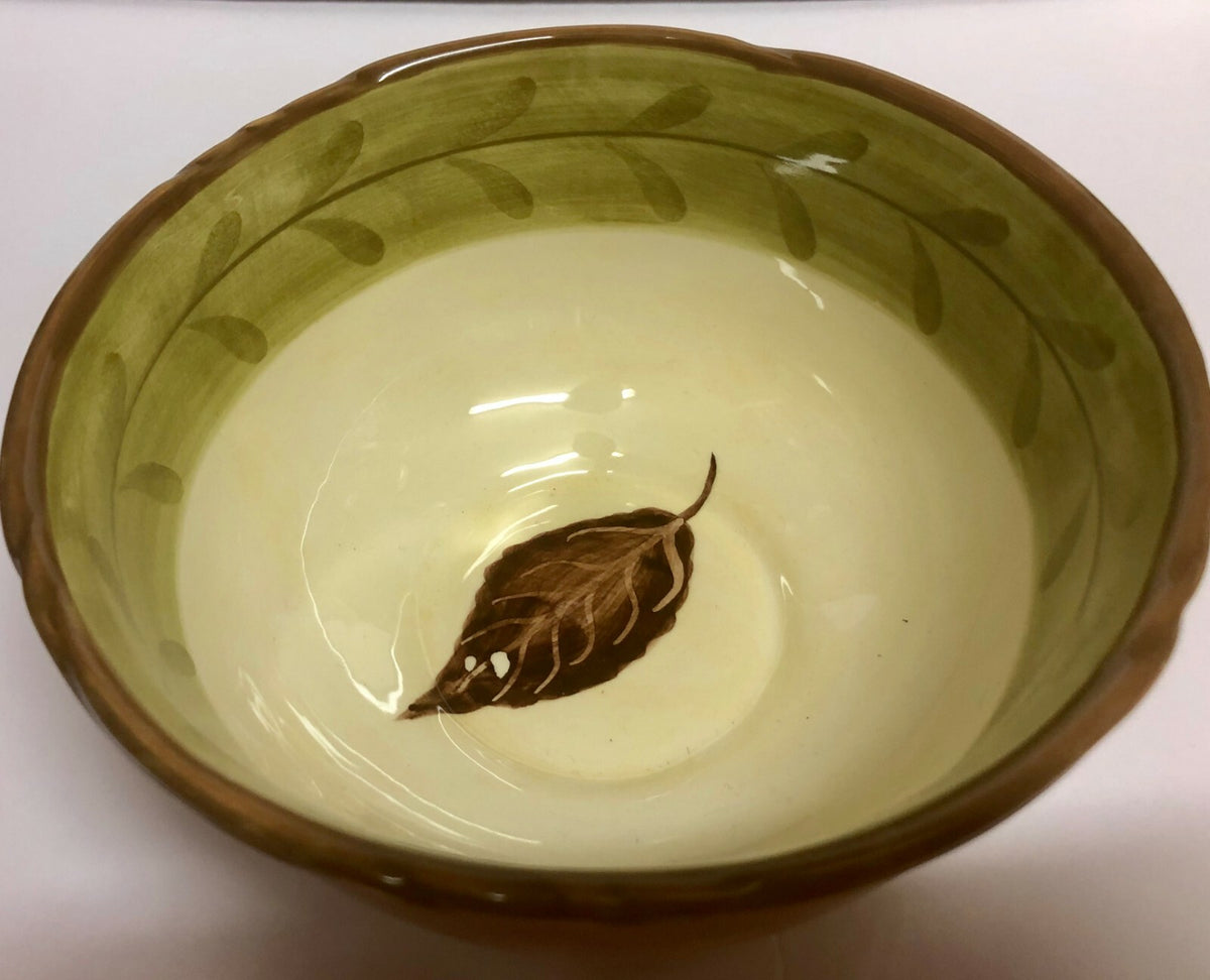 Rare Zrike NATUREWALK Hand-Painted Dinnerware Collection By Susan Riggsbee White