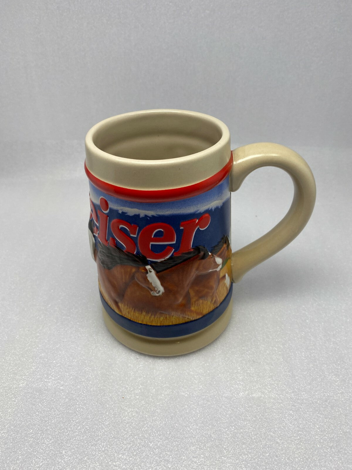 Anheuser Busch Budweiser Mug Collection Stein Budweiser Collectible Drinkware 