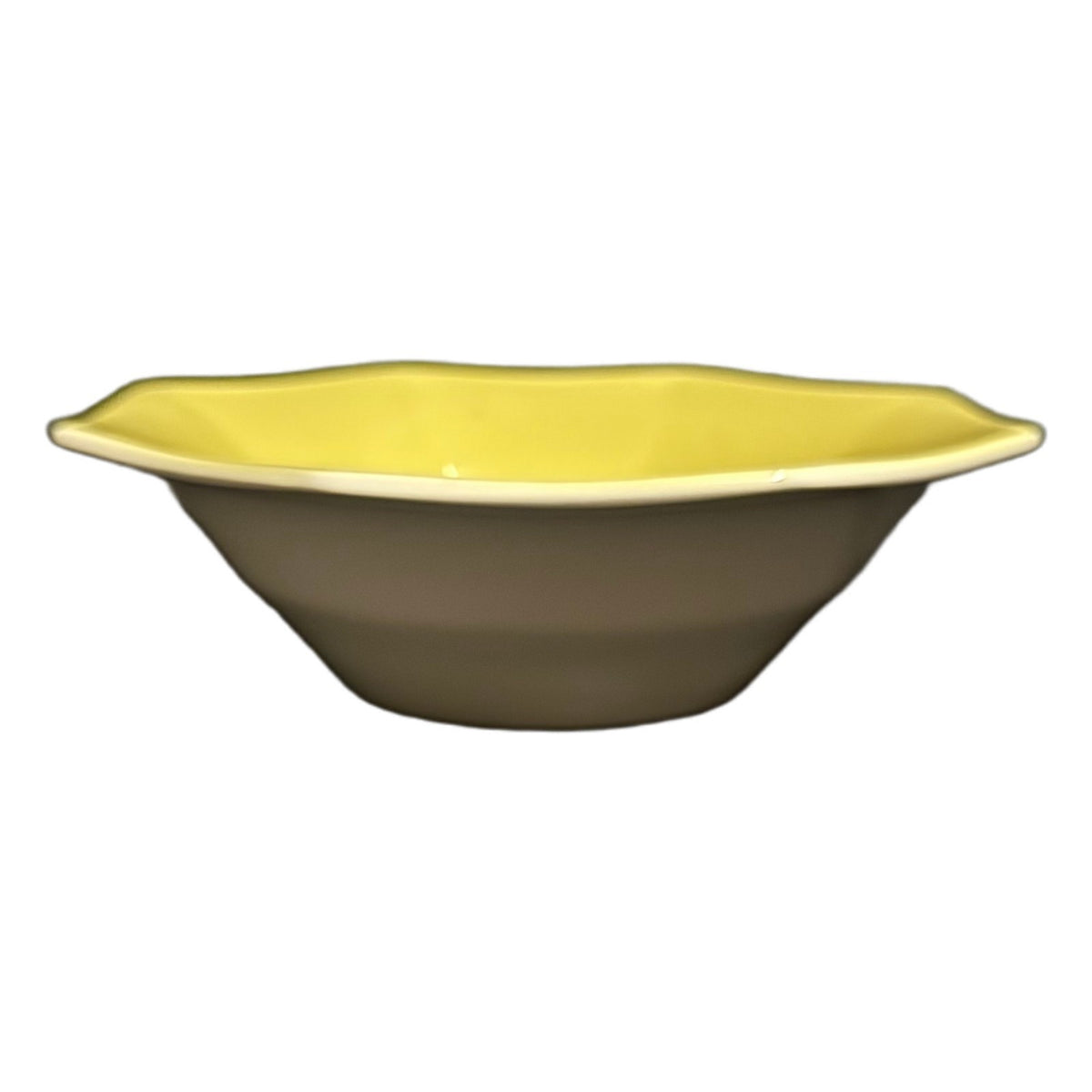 Nikko Daffodil Octagonal Soup Cereal Bowls Set of 4 6 7/8” Yellow Japan