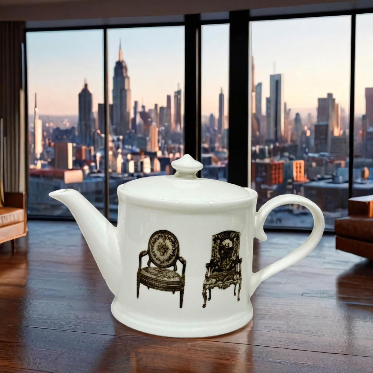 CHRISTOPHER VINE AUSTRALIA INHESION Fine Bone China French Antique CHAIRS TEAPOT