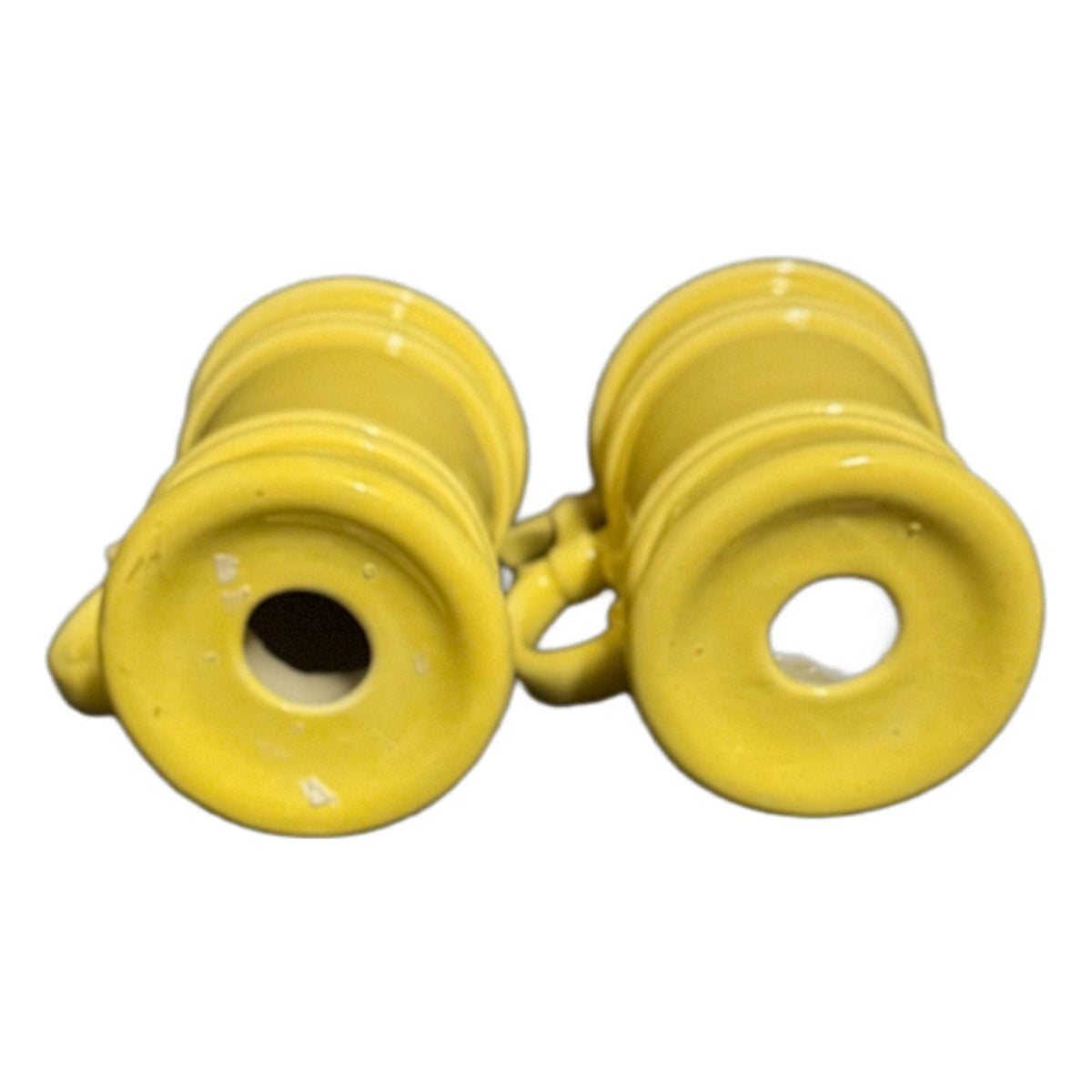 Vintage Butternut Salt & Pepper Shakers Yellow Ceramic No Stoppers Set 2
