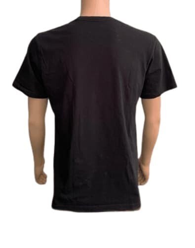 T-Shirt No Boundaries Nobo Men T-Shirt Black Crew Neck MD. Top Cotton