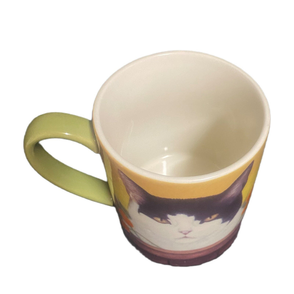 Lang & Wise Mug Cat ISIS BIRKENSEER Coffee Tea Cup By Lowell Herrero 2012