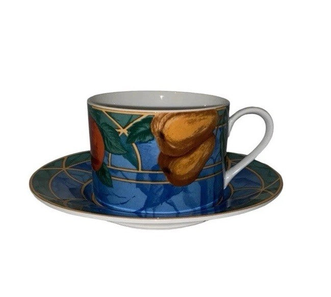 Victoria & Beale Forbidden Fruit 9024 8 Piece Set 4 Cups 4 Saucers Porcelain