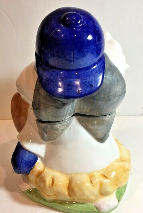 Vintage 1993 Bugs Bunny Cookie Jar Looney Tunes Ceramic Warner Bros. Baseball