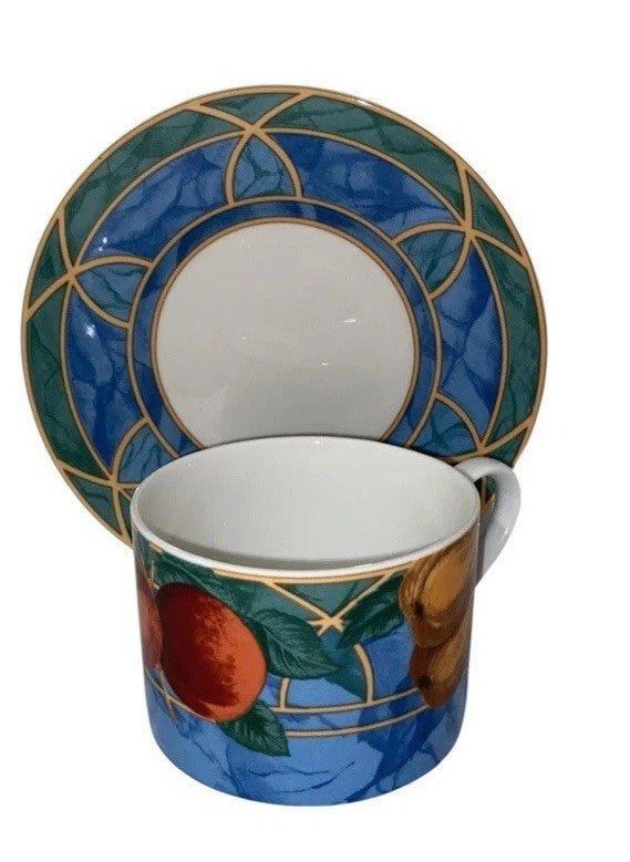 Victoria & Beale Forbidden Fruit 9024 8 Piece Set 4 Cups 4 Saucers Porcelain