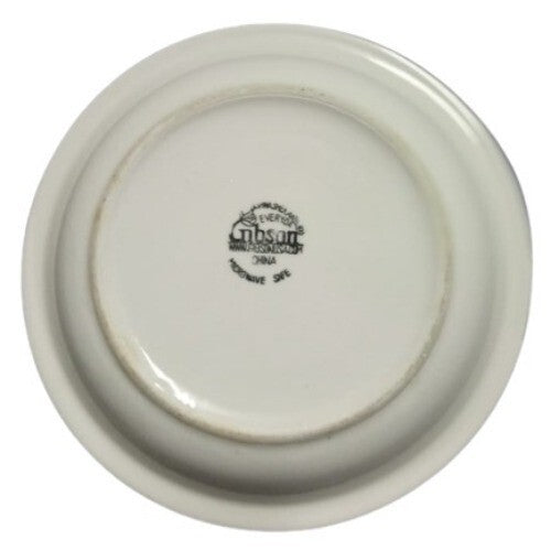 Gibson MEDITERRANEAN GARDEN Salad Plate 7 5/8" Fruits Dessert Appetizer Dish