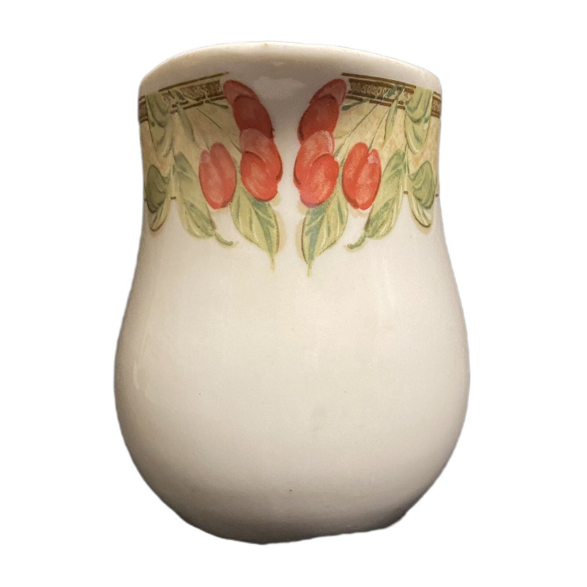 Gibson Designs FRUIT GROVE Creamer Cherries Grapes White & Fruits