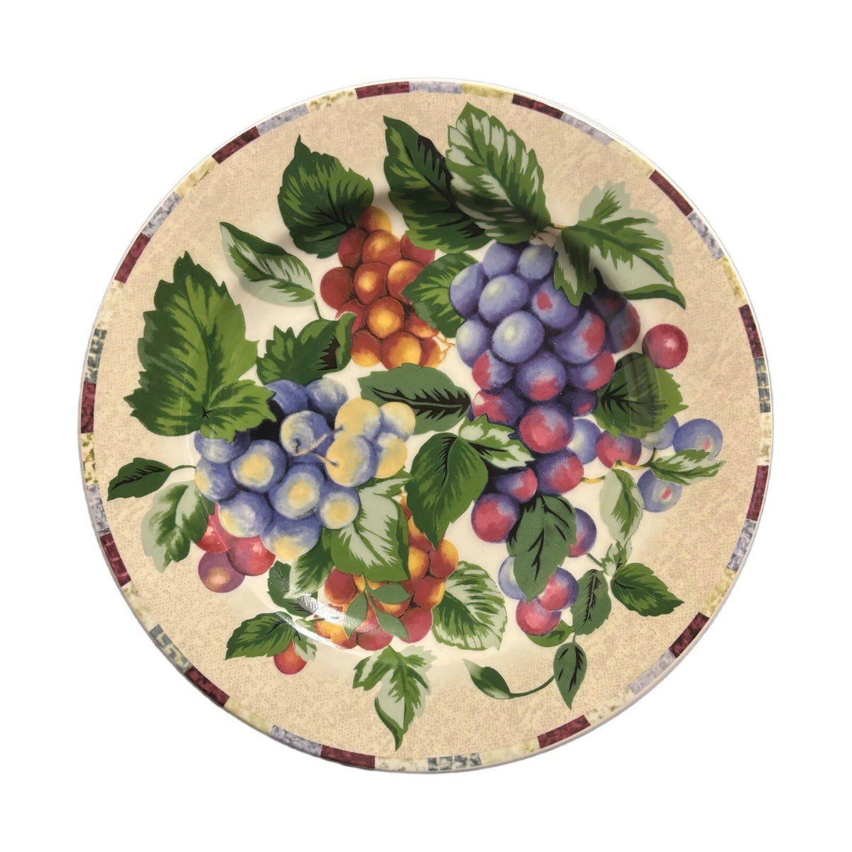The Sakura Table 4-Salad Plates Sonoma Ceramic Dessert Dish Excell Home Fashions