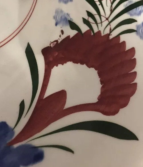 Vintage Ideal Ironstone China IDE Bros Japan Floral Serving Bowl 14 5/8”D
