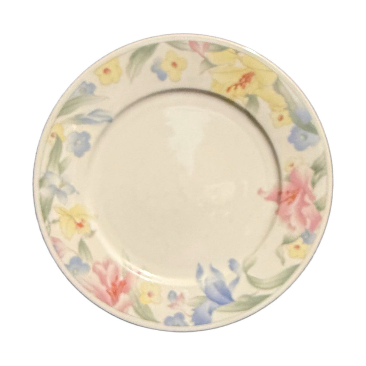 Lynns Fine China Julie  16 Pc Set Service for 4 Floral Plates Bowls Cups Vintage