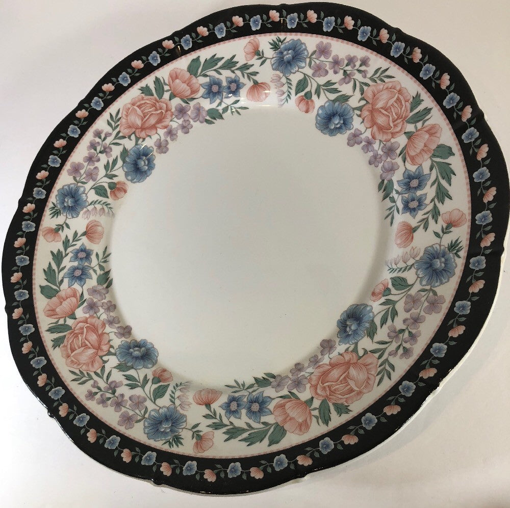 Sango ELIZABETH GRAY Chop Plate/Claremore  Collection 8104 Korea Oven Safe