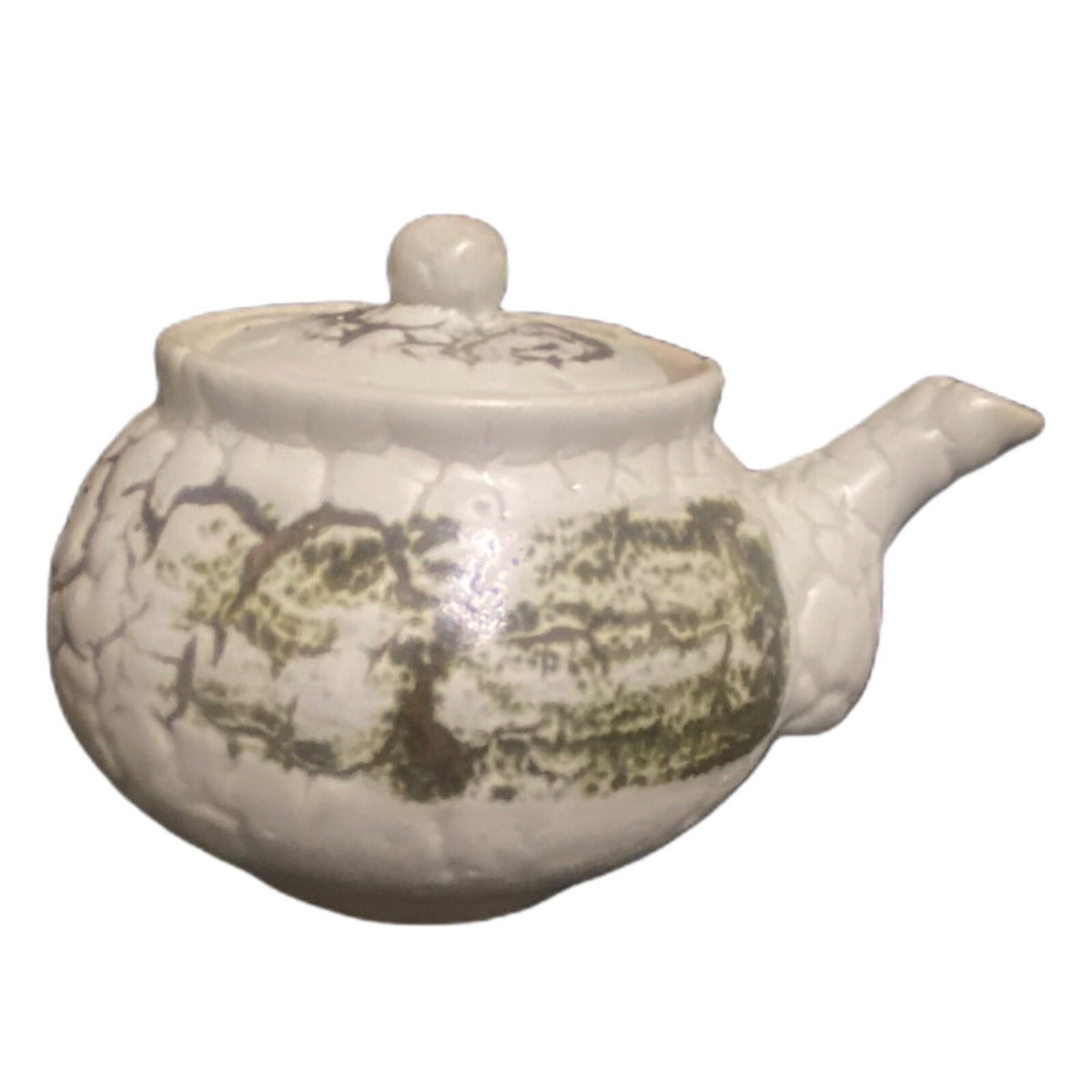 Japanese Ceramic 6 Piece Tea Set Japan Traditional 3-Cups 1-Teapot & Lid 1 Bowl