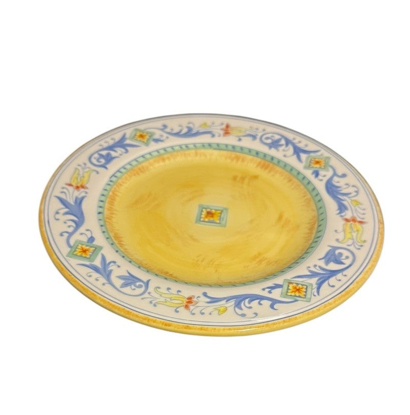 Keridesign Desert Ridge Imports 7 Salad Dessert Plates 8 3/8” Yellow Floral
