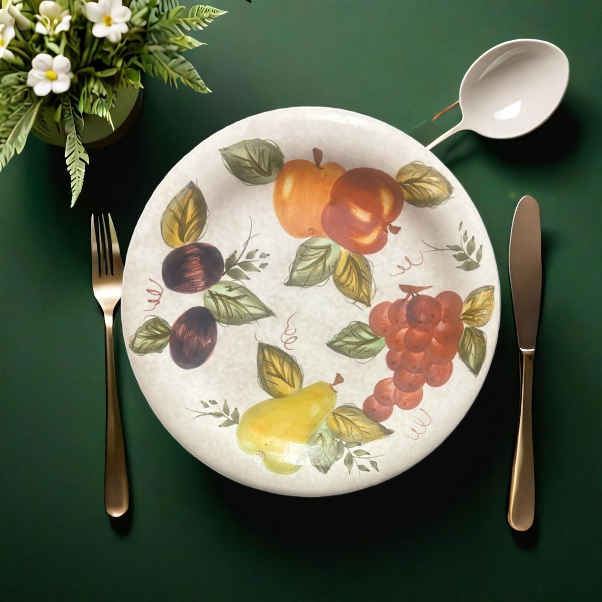 Oneida "VINTAGE FRUIT" Hand Painted Dinnerware Collection