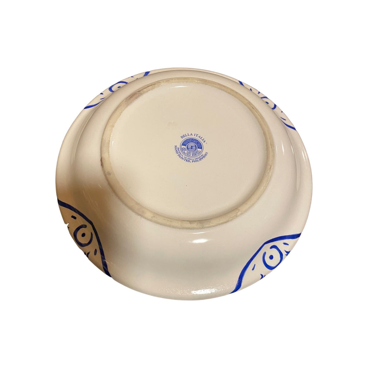 3-STRATA GROUP Hand painted in Portugal Ceramic Soup/Pasta Bowls 9 1/2"D