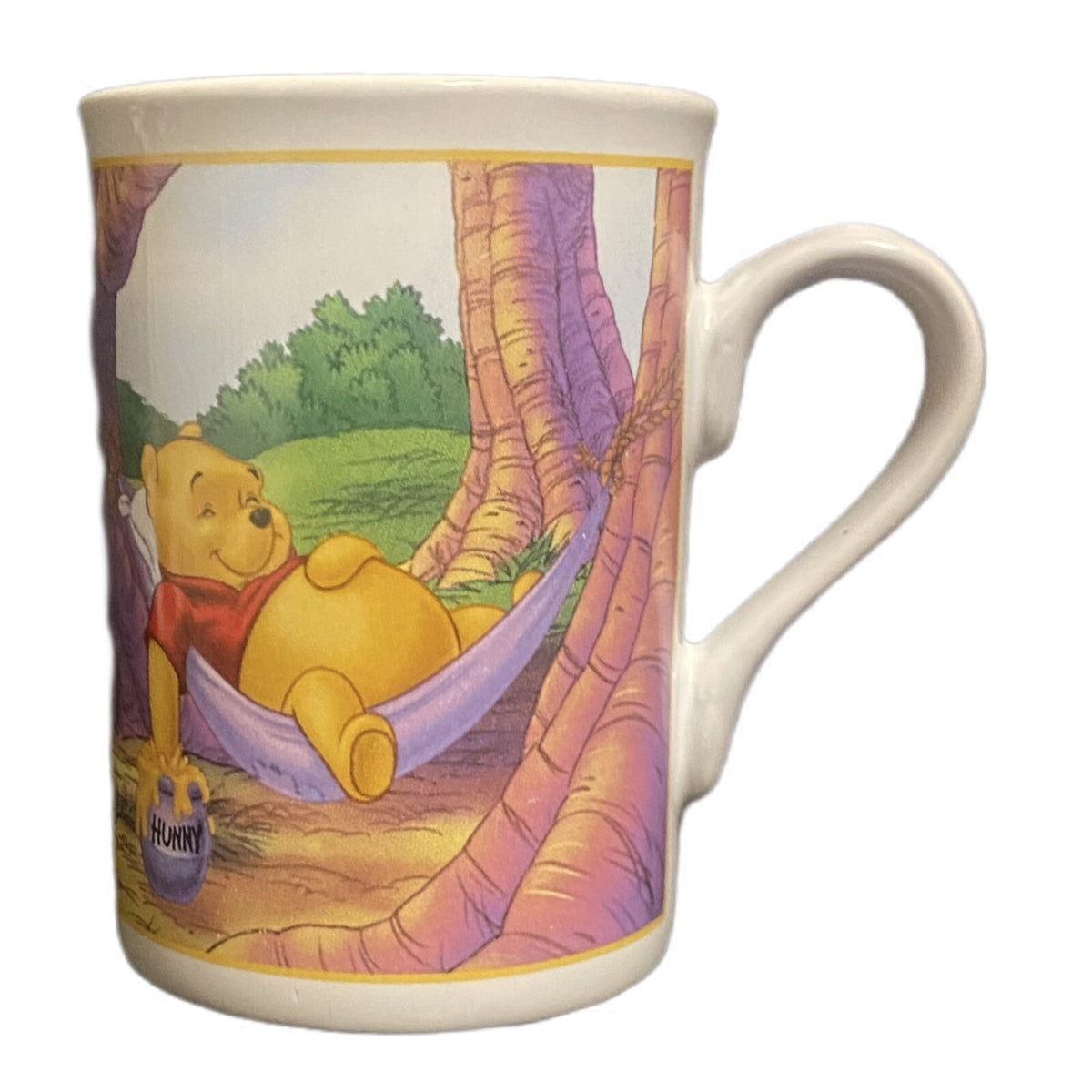 Disney Mug WINNIE THE POOH Pooh's Thotful Spot Houston Harvest Coffee Tea Cup