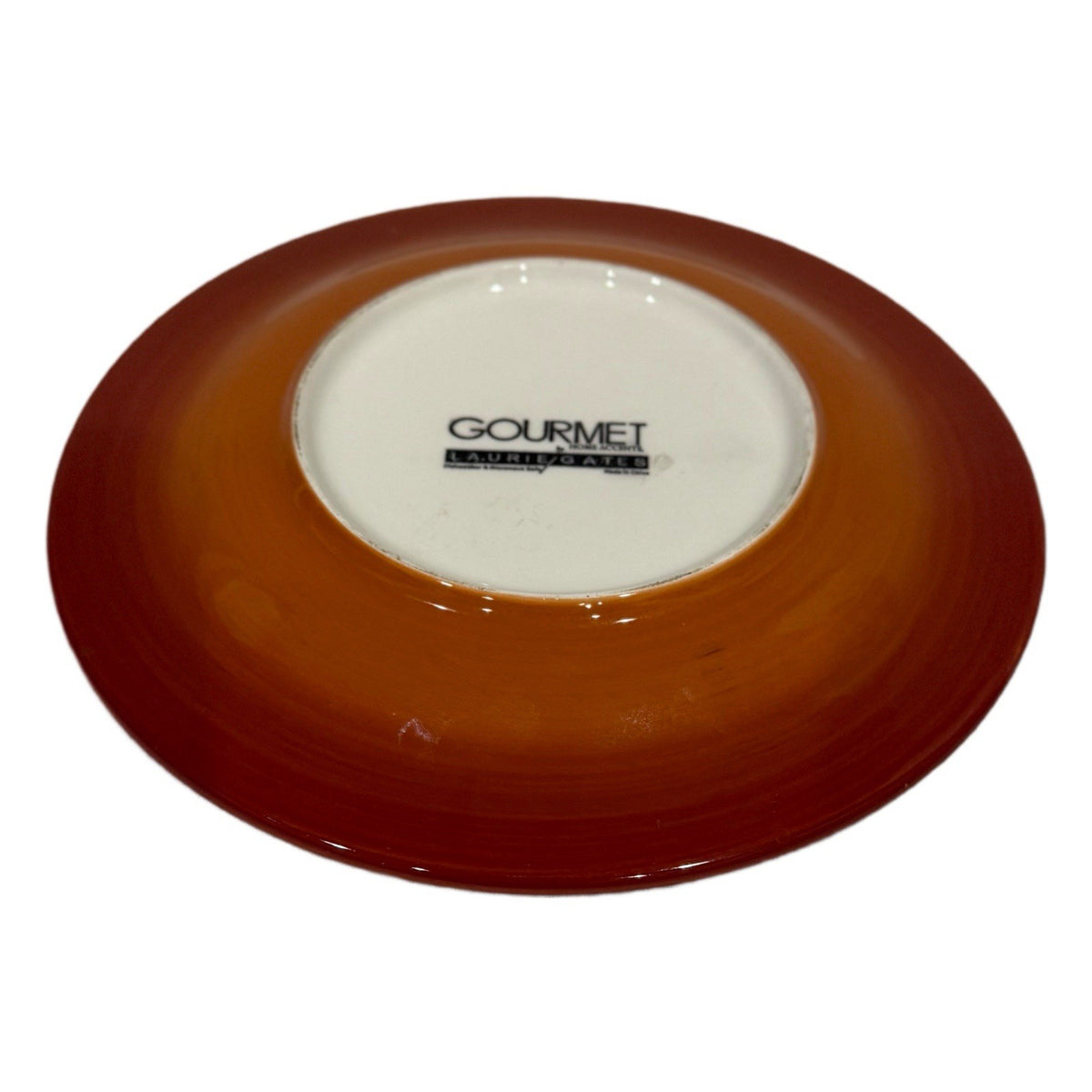 LAURIE GATES ROOSTER 4-Salad Plates Gourmet Home Accents Dessert Dish  8.5"D