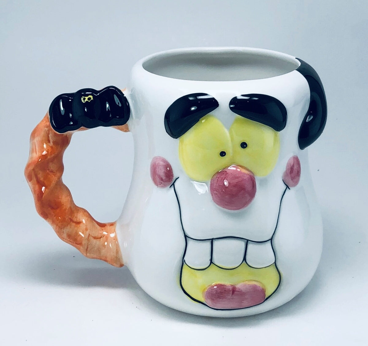 Vintage 3D Mug JCPenney Frankenstein Ghost Vampire Witch Home Collection Ceramic