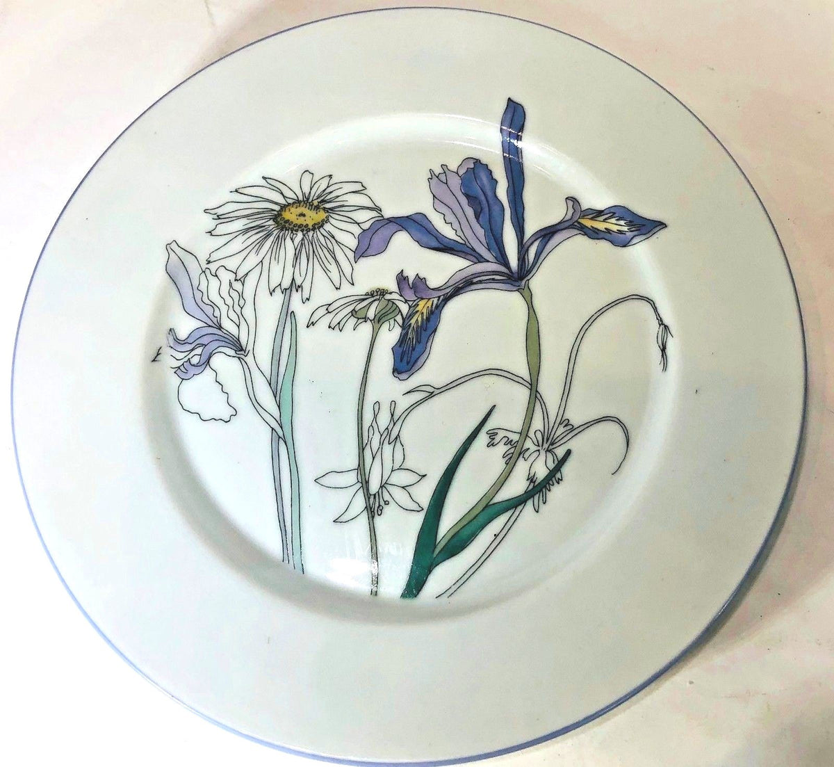 Block Spal Watercolors HILLSIDE" Goertzen Dinnerware Collection Portugal 1981