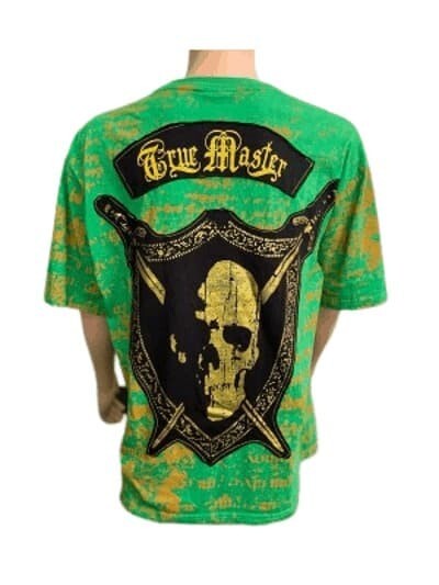 Mecca T-Shirt True Master Men Athletic Green Crew Neck L