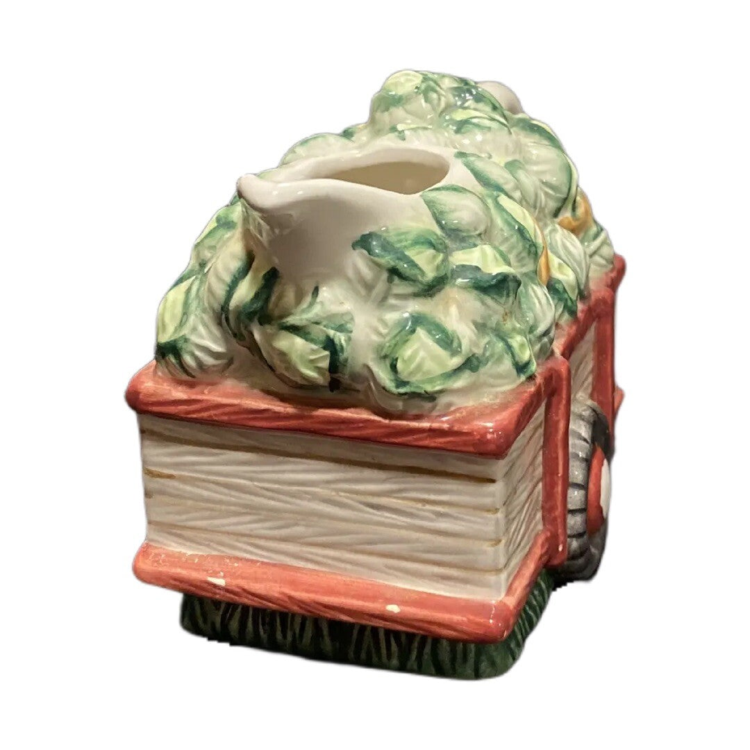 Cracker Barrel 3D Ceramic Creamer Milk 1998
