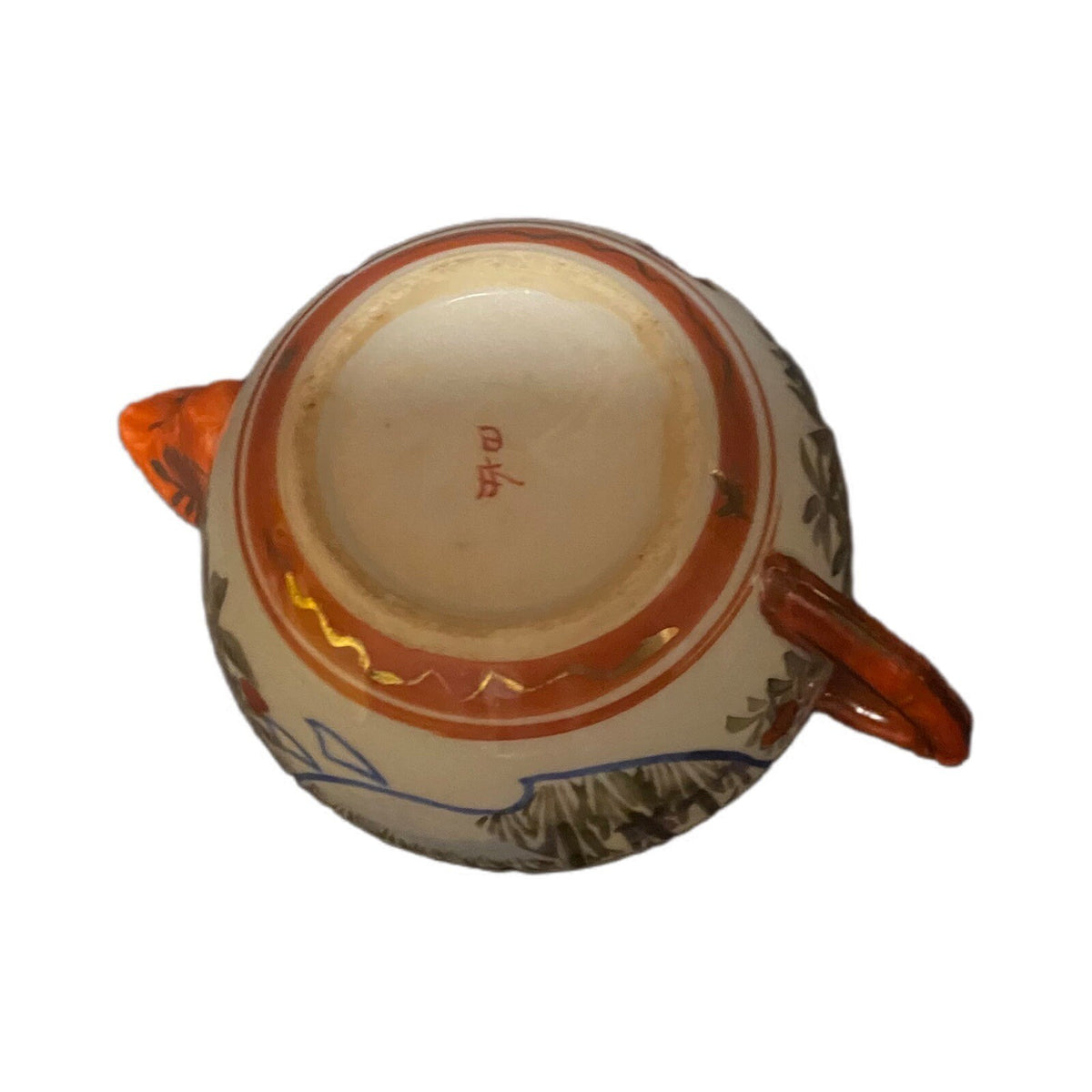 Vintage Japanese Geisha Teapot • Hand Painted Porcelain • Oriental Scene